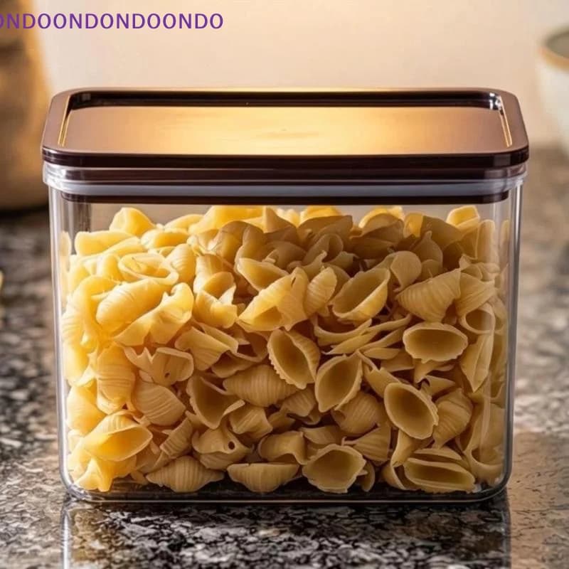 Sealed Coffee Bean Storage Jar With Lid Minimalist Food Storage Container Clear Dry Goods Moisture-Proof And Fresh-Keeping Jar