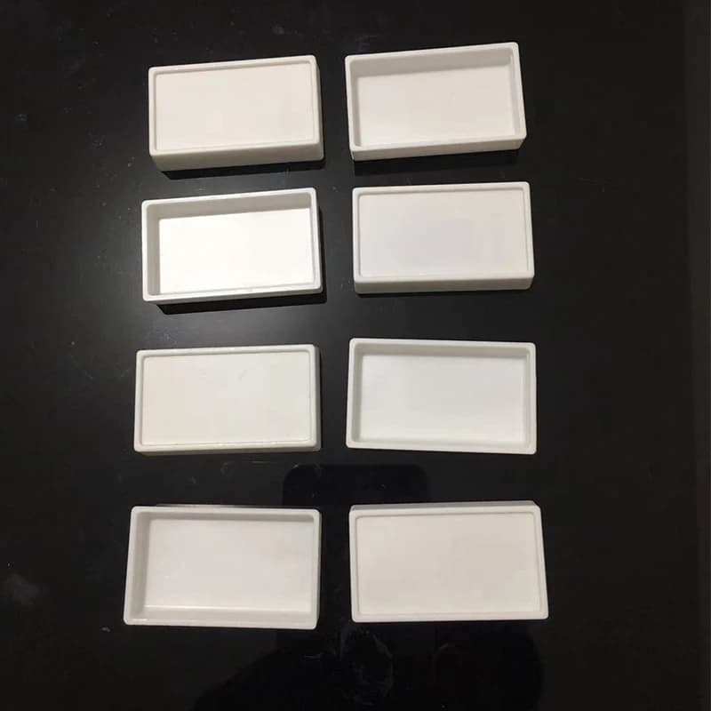 10pcs 7.2ML Watercolor Pans Empty White Plastic Artist Paint Pans for DIY Watercolor Oil Acrylic Painting Art Drawing Supplies