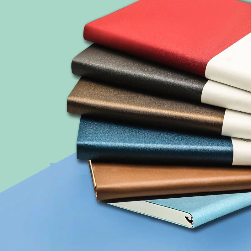 A5 A6 Sheepin Notebook Shimmering Leather Office Journal Diary notepad Stationery Student Class lined NoteBook 160/240pages