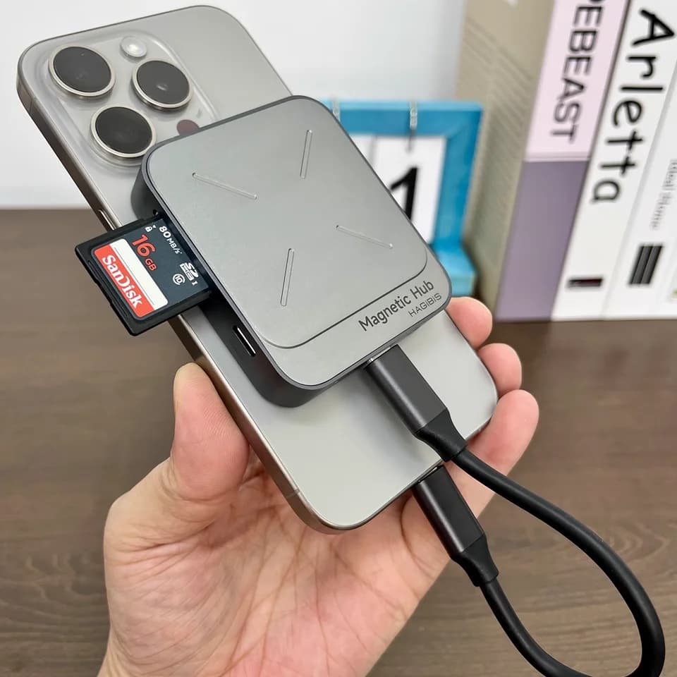 Hub USB C magnetico con Magsafe per Steam Deck, docking station 7 in 1 di tipo C 4K a 60 Hz HDMI SD3.0 TF3.0 Scheda Solt per Steam Deck