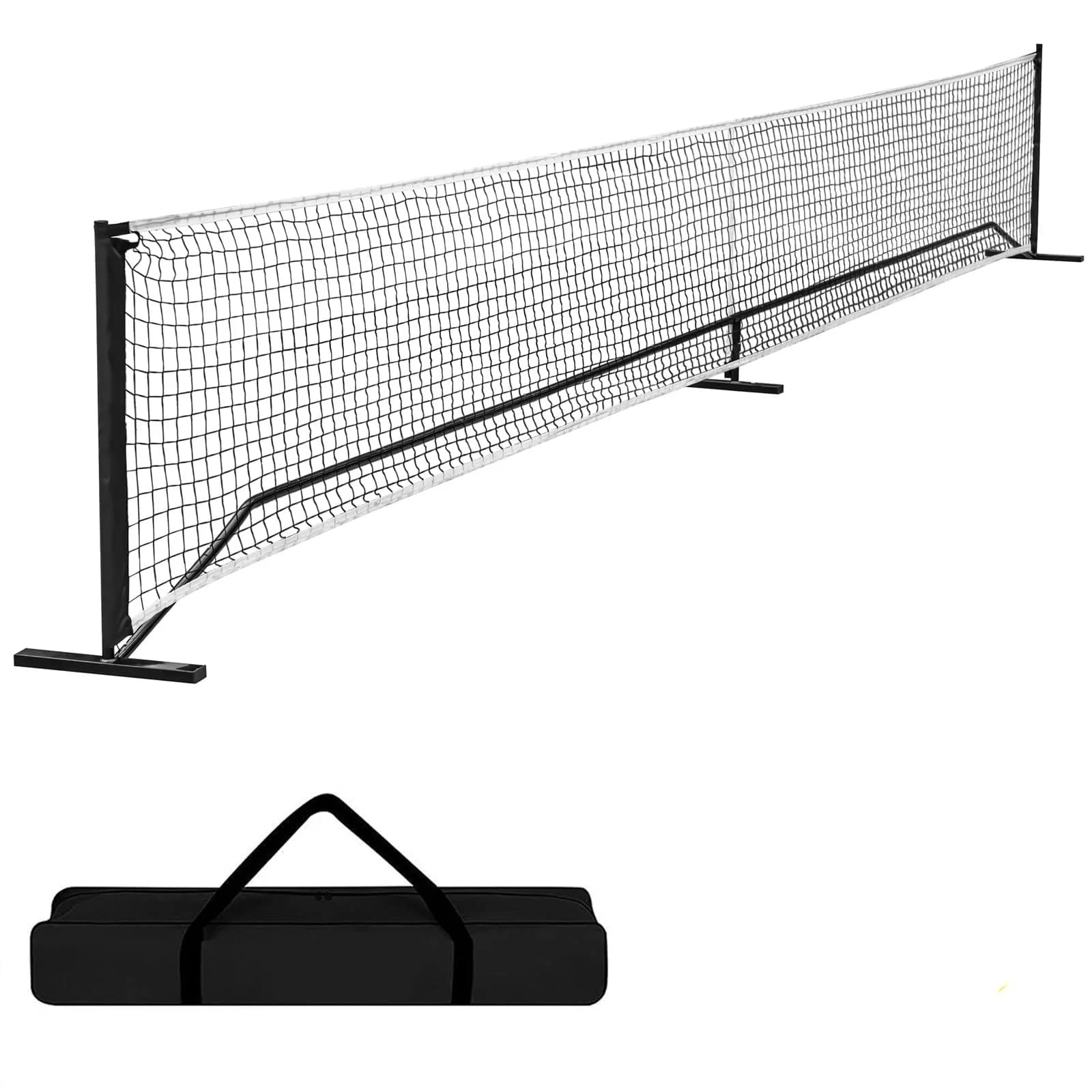 Rete da Badminton Portatile 6,7*0,9 Metri e Rete Speciale per Pickleball con Borsa per Gioco Competitivo