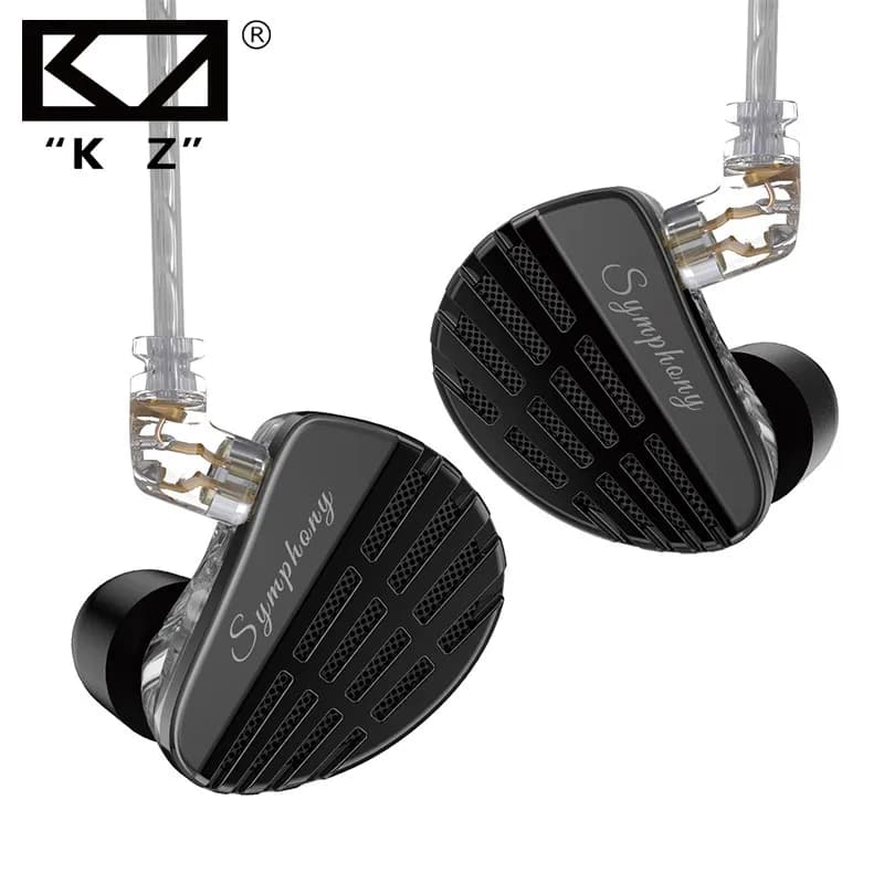 KZ Symphony Hybrid 13.2 mm self-balanced planar Driver with 6 mm high-performance dynamic driver