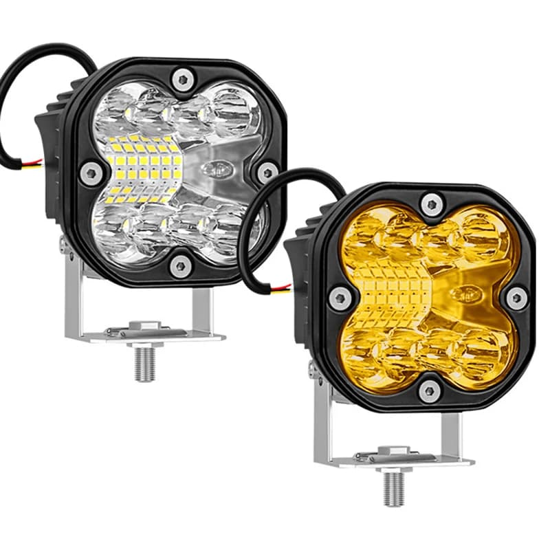Faretti da lavoro a LED da 3 pollici 12V 24V Fari Flash Luce da lavoro 3 '' Fendinebbia Guida per auto camion 4x4 Off Road ATV Moto
