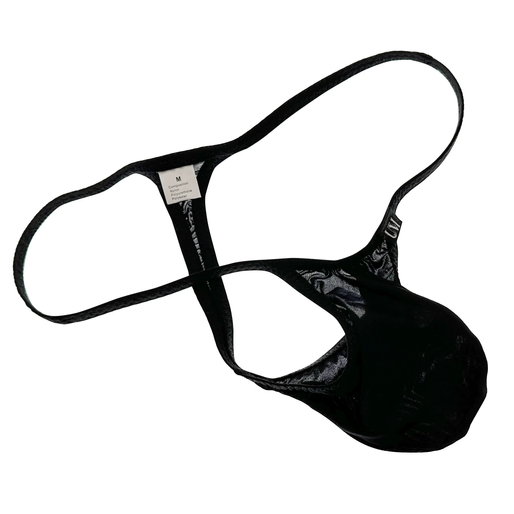Cintura da uomo con perizoma in ghiaccio super sottile, tinta unita, comoda custodia, biancheria intima traslucida