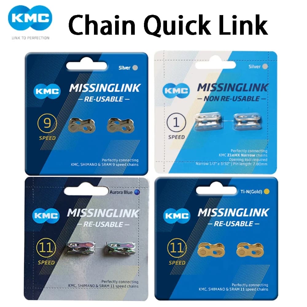 KMC 6-8/9/10/11/12speed XGlide/Z1eHX Bicycle Chain Quick Release Link Mountain Bike And Road Bike Chain Links