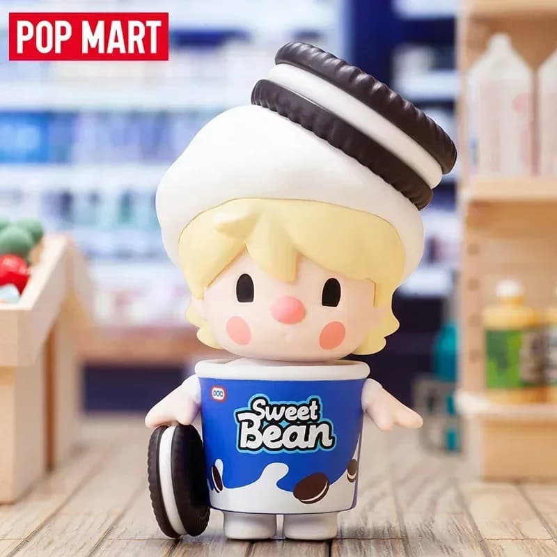 POP MART Sweet Bean Supermarket 2 Series Blind Box Mystery Box Giocattoli Kawaii Ornamenti Statuette Decorazioni per la Casa Modellini da Scrivania Bambole