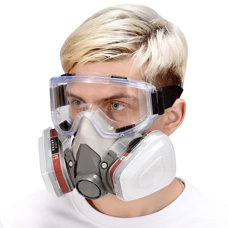 7-In-1 Complete set 6200 half mask anti-dust gas respirator for spray coating organic steam filter box chemical safety at work