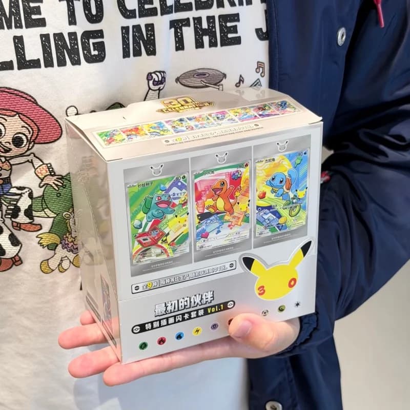 Offerta Speciale: Carte Pokémon Originali Cinesi, Set Primo Partner Sir, Edizione 30° Anniversario, Carte Collezionabili, Regali di Compleanno