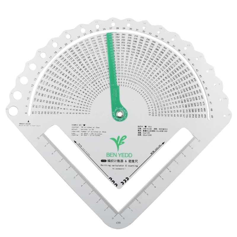 Calibro per ago da maglia 220x206mm Convertitore per calibro per maglieria Artigianato per cucire Ricamo Calibro per uncinetto