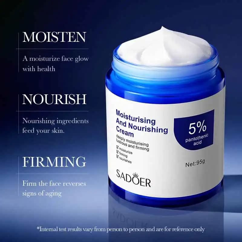 Moisturizing and Nourishing Enhance Skin Barrier SADOER Pantothenic Acid Moisturizing and Nourishing The Face