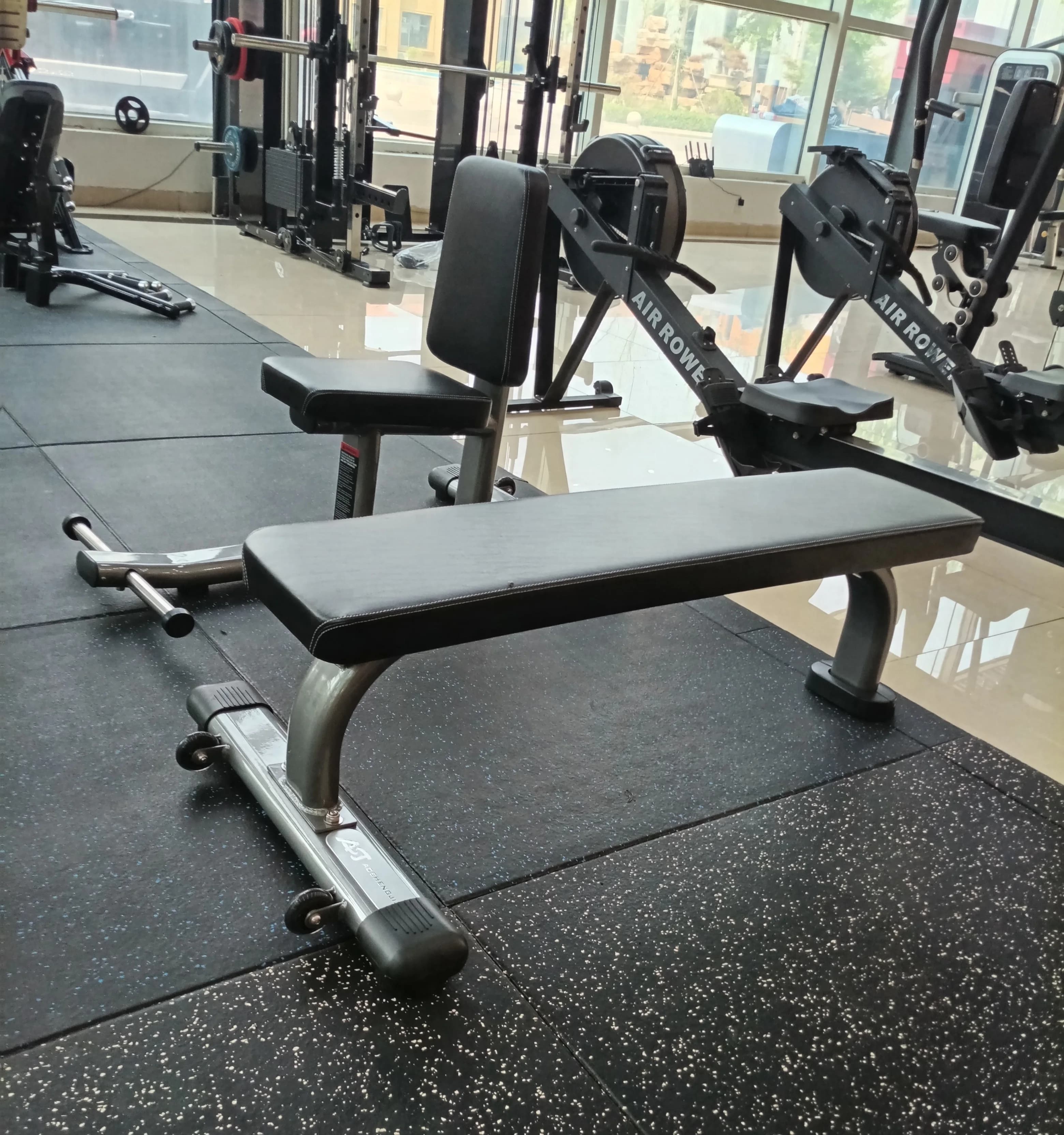 ASJ-DS029 Dumbbell Bench Commercial Large Flat Chair Horizontal Push Dumbbell Exercise Fitness Equipment