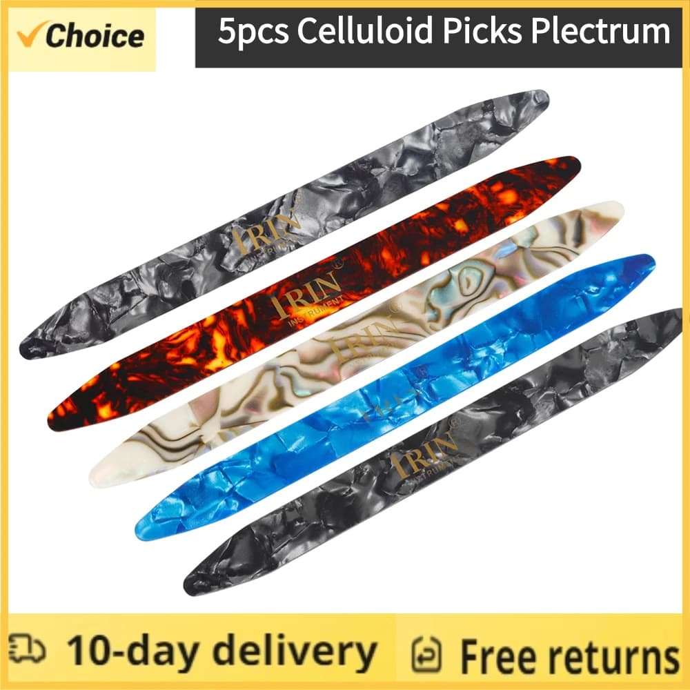 IRIN 5pcs plettri in celluloide Plectrum Oud Risha Pick per Yueqin Moon Lute Liu-chin Oud String strumenti musicali accessori per chitarra