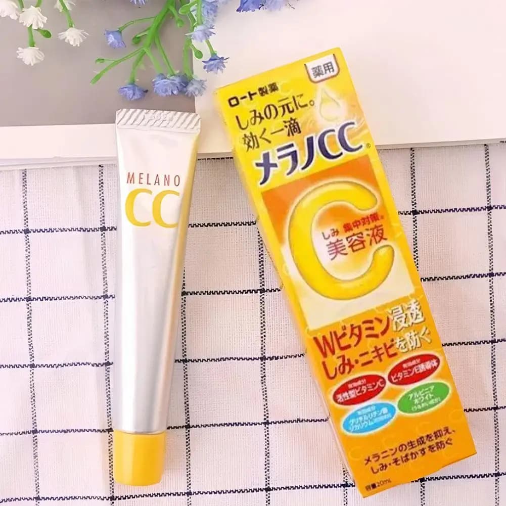 Japan MELANO Cc VC Facial Serum, Dark Spots Freckles Removal, Moisturizing, Brightens Skin Tone, For All Skin Types Skin Care