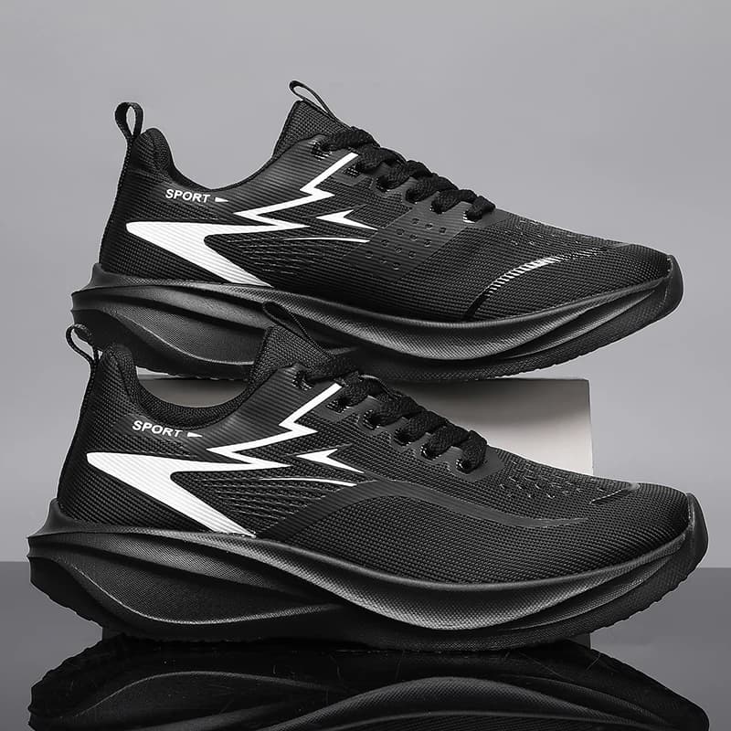 Men Casual Sports Running Shoes Marathon Air Cushion Breathable Lightweight Men Comfortable Athletic Nonskid Sneakers Outdoor