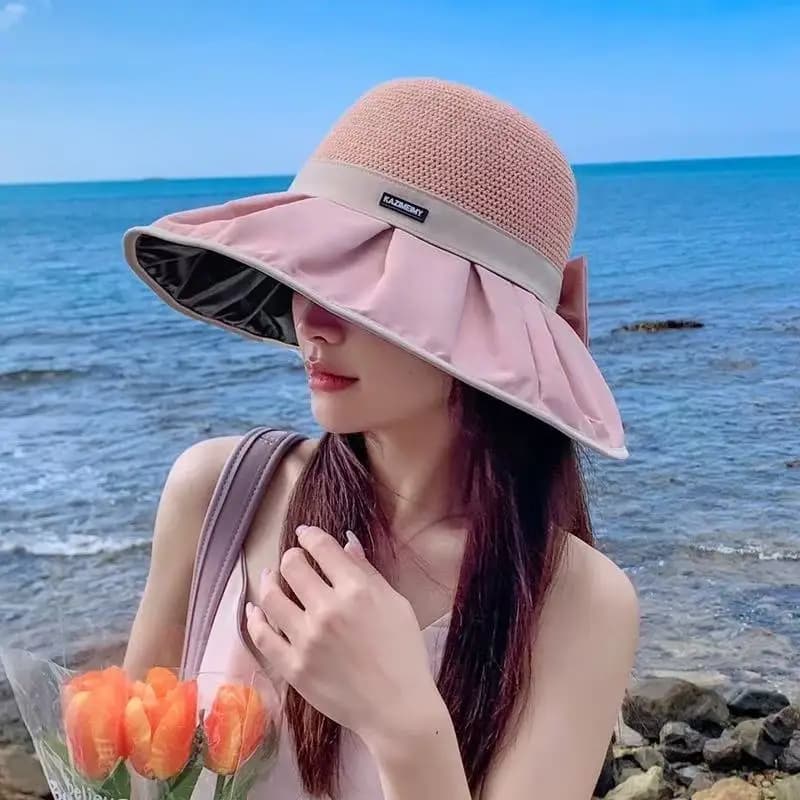 Nuovo cappello da pescatore pieghevole, multifunzionale, alla moda, resistente ai raggi UV, per escursionismo e alpinismo all'aperto, con protezione solare.