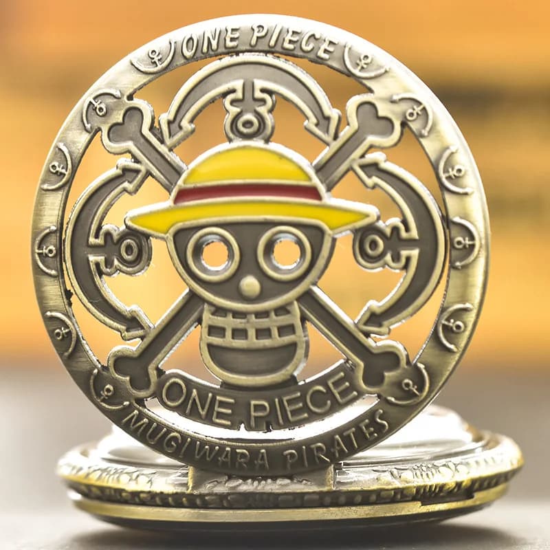 Nuovo Orologio da Tasca della Serie Anime One Piece, Orologio al Quarzo Personalizzato con Stampa Creativa per Uomo e Donna