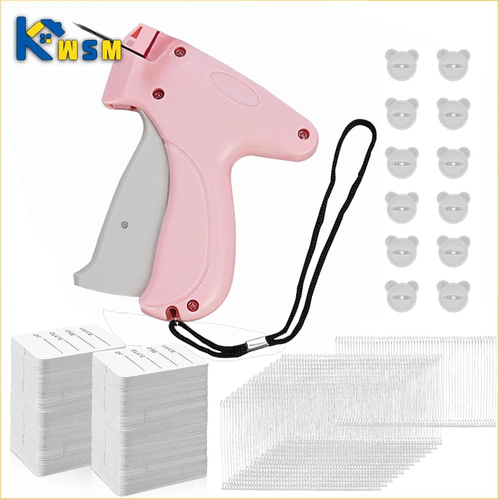 Garment Label Gun Quilt Door Diaper Card Gun Soft Silicone Folder Snap without pointer Single needle sewing gun Non-tracing Non-slip Tool
