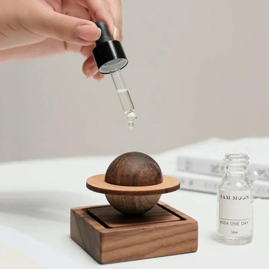 Diffusore Profumo di legno Nessun diffusore di oli essenziali Forma di Giove Decorazione della casa Aria fresca Presente per un amico Elementi essenziali per la stanza del dormitorio