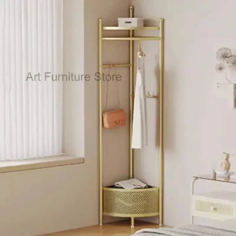 Clothes hanger Gold coat hooks Entrance Nordic clothes coats coat hangers Boutique Rail Whyro Pared Furniture for the house WJ30XP