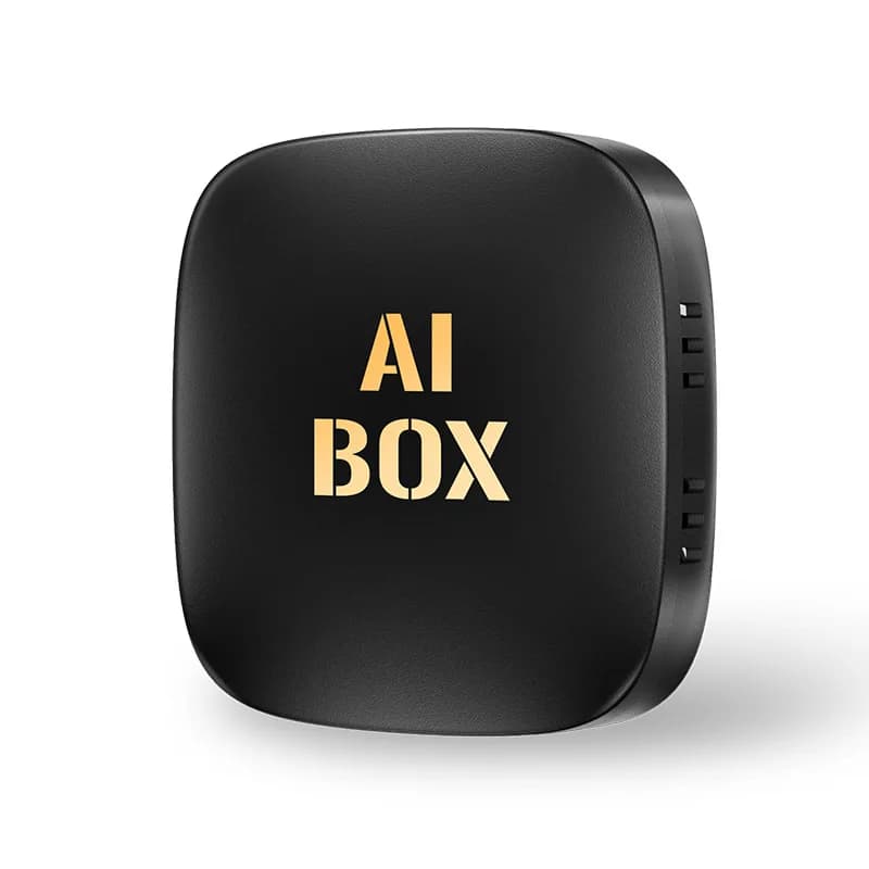 Box AI per Auto Wireless 4+64GB 3 in 1, Adattatore Android Auto CarPlay, Android 14, WiFi, Smart TV Box Universale Plug and Play, Dongle per Auto