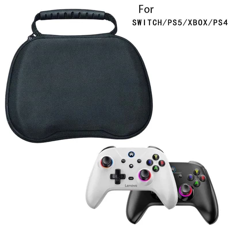 Custodia Protettiva Rigida con Cerniera e Maniglia per Console di Gioco Switch Pro Xbox PS5 PS4, Borsa da Trasporto per Gamepad e Accessori