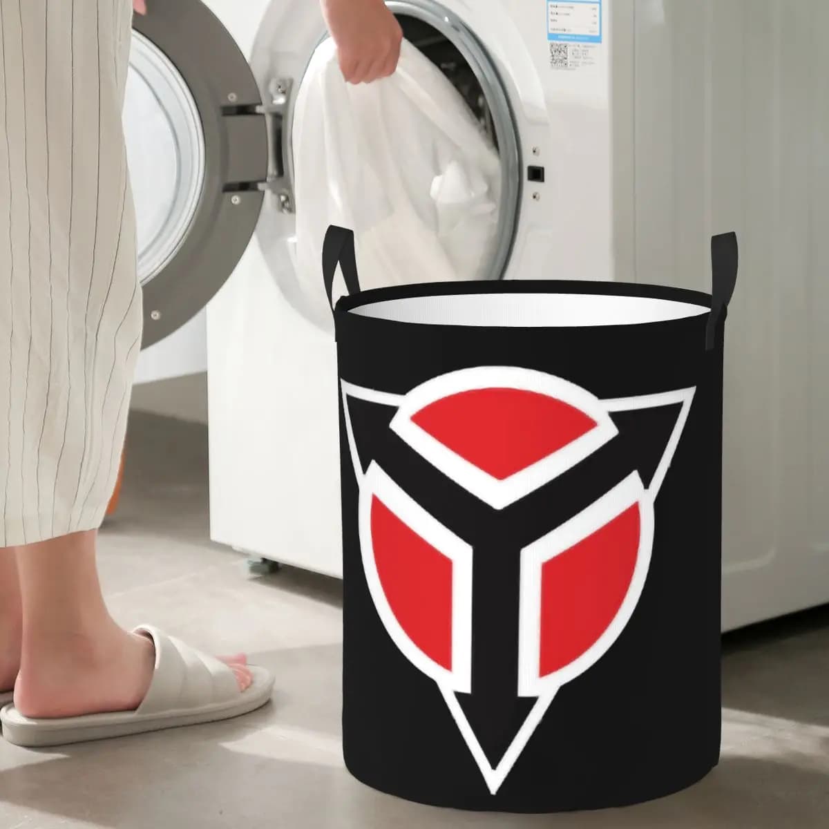 Bags for folding clothes Killzone Helghast Insignia, baskets for dirty clothes and toys, bag organizer for the house