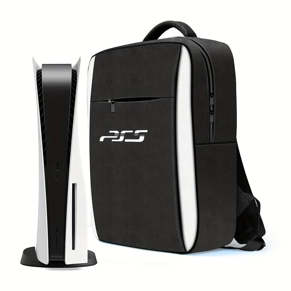 Zaino da viaggio per console PS5, accessori, custodia protettiva per custodia compatibile con la console Sony PS5