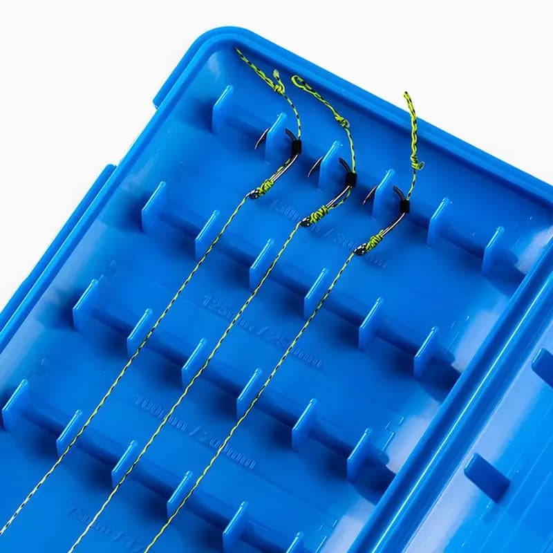 Scatola Portatile Bifacciale in PP per Attrezzatura da Pesca, Contenitore per Rig e Feeder per Carpe, Accessori per la Pesca all'Aperto
