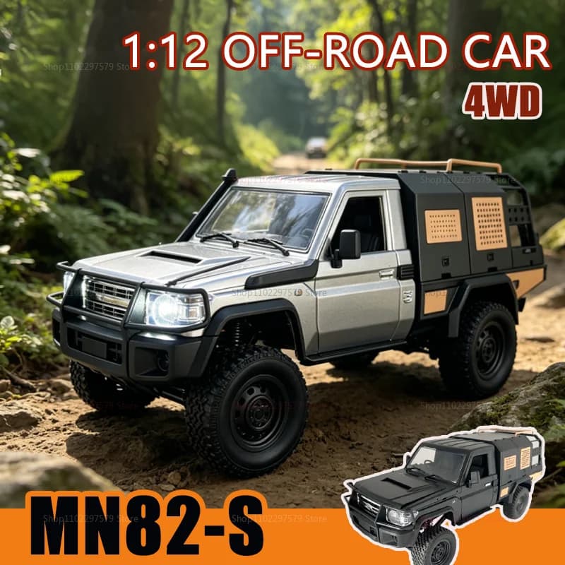 Auto RC Crawler MN82 PRO MN82S MN82T 1:12, Modellino di Pickup Telecomandato 4WD Fuoristrada, Regalo per Ragazzi e Adulti