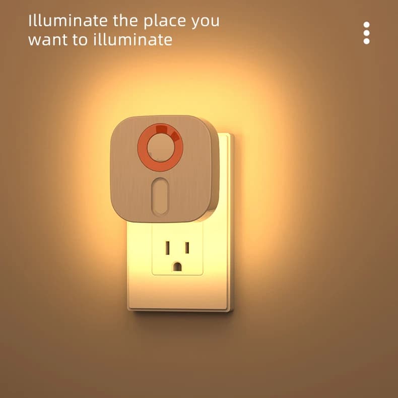 Camera da letto corridoio bagno LED dimmerabile intelligente sensore di movimento umano luce notturna con rilevamento del movimento wireless