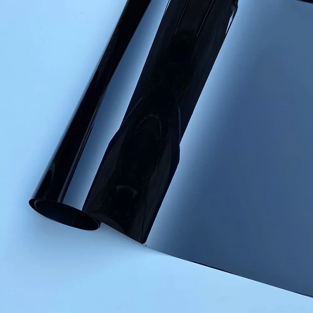 Premium PET Gloss Black Vinyl Wrap Film Adesivi per auto Canali di rilascio dell'aria in lamina per decalcomania del motociclo del pilastro dell'ala del tetto dell'auto