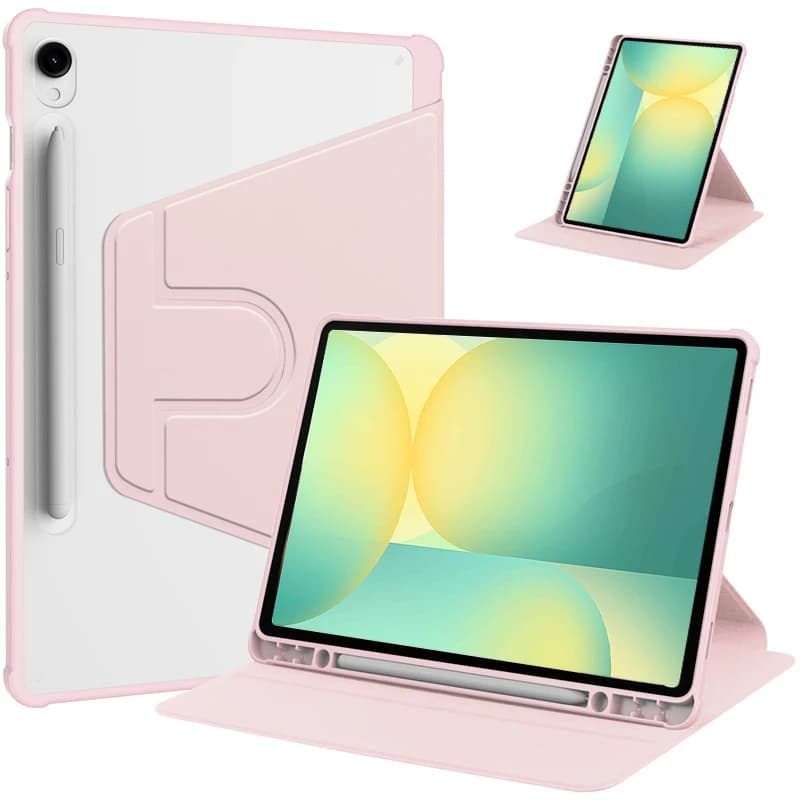 Fonda Per Samsung Galaxy Tab S10 FE 10.9 pollici SM-X520 X526B Custodia con Portapenne Custodia rigida in pelle acrilica trasparente