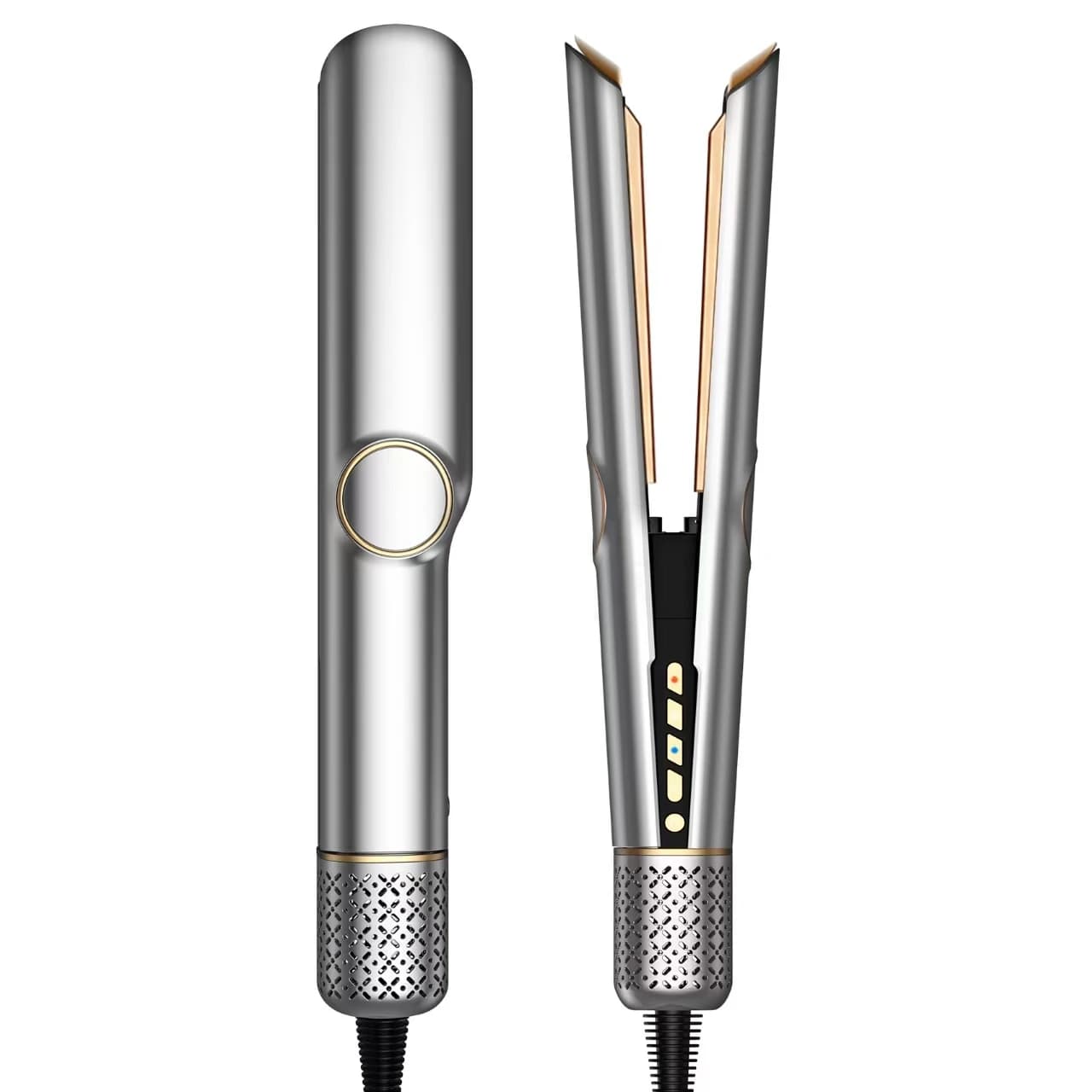 High Speed Hair Dryer, 2 in 1 Ionic Straightener, Hot & Cold Air, Fast Drying Styling Tool, Salon Quality