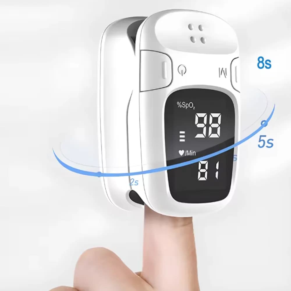 New Medical Portable Finger Pulse Oximeter Blood Oxygen Heart Rate Saturation Meter Oled Oximetro De Dedo Saturometro Monitor