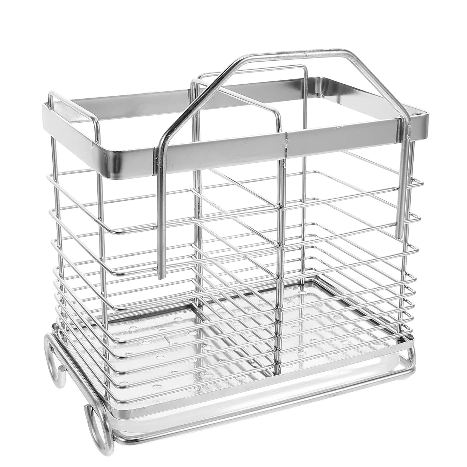 Stainless Steel Bacchette holder, Kitchen Organizer for Tools, Cutlery cutters, Container Wallet