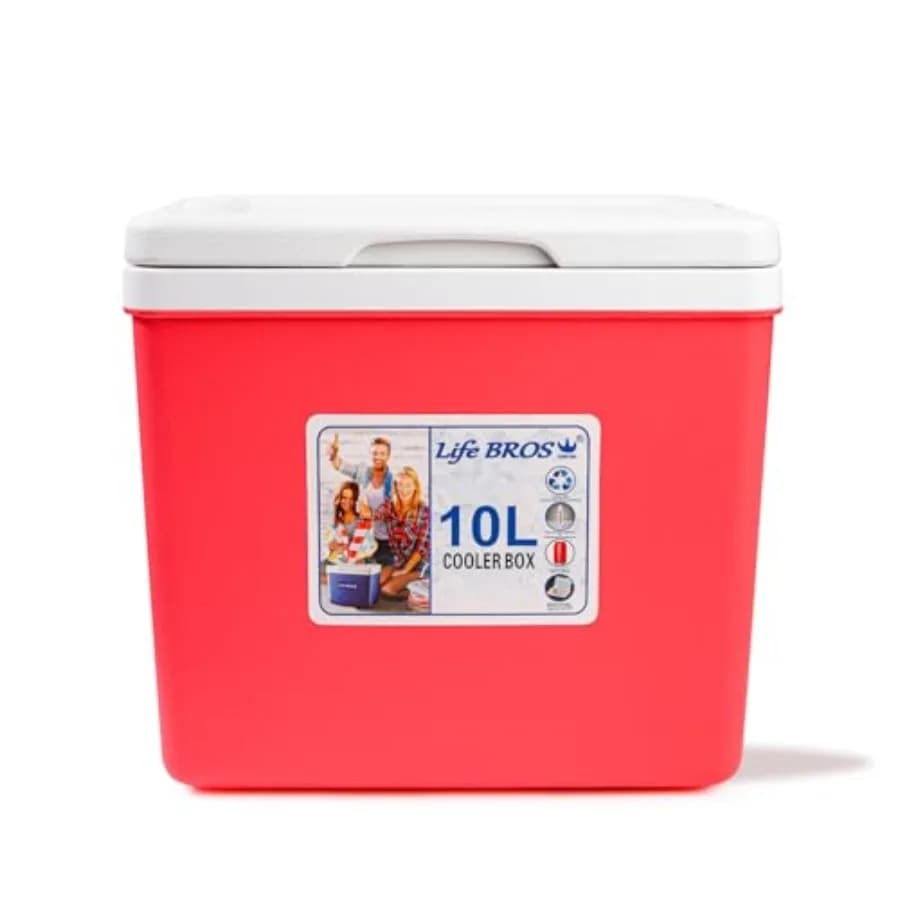 Borsa Termica Portatile Isolata, Contenitore per Ghiaccio a Prova di Perdite, Lunch Box Rigido con Pacchetto di Ghiaccio Extra per BBQ, Campeggio, Picnic