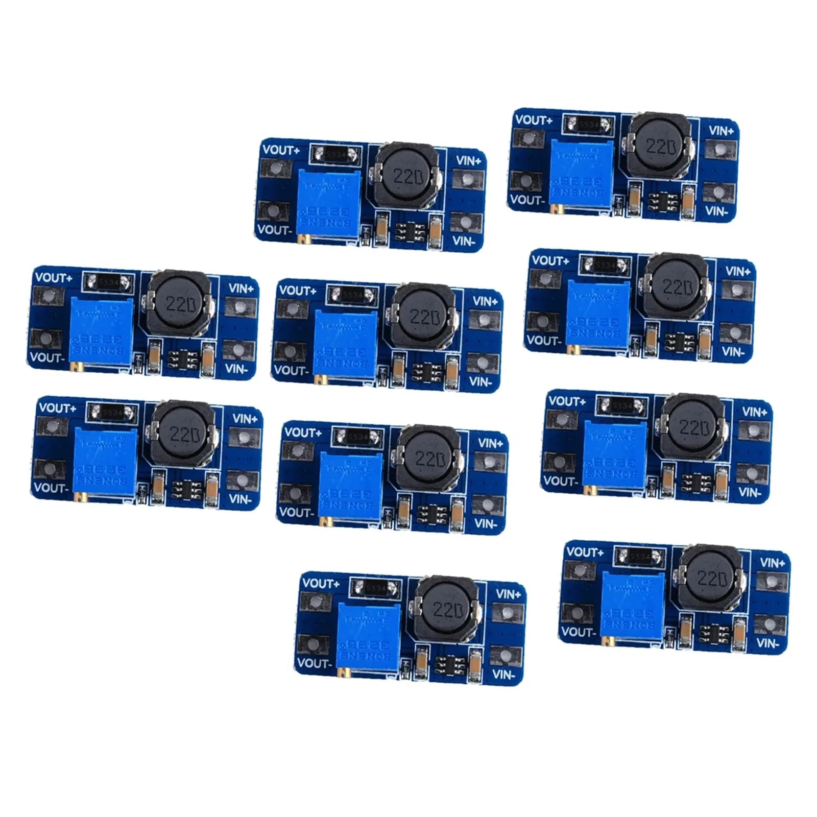 1/2/5/10 PCS MT3608 Step up Converter DC-DC Booster Output MAX 28V 2A Boost Power Module Step-up Card for Arduino