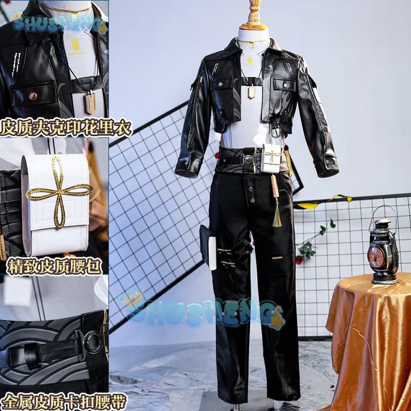 Wuthering Waves Rover Cosplay Costume parrucca uniforme maschile personaggio principale risonatore collana Halloween Party donna uomo puntelli