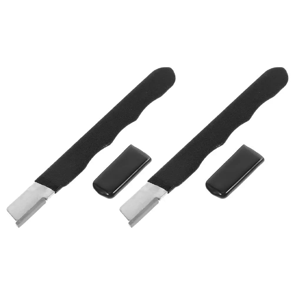 Set di 2 Affilatori per Attrezzi da Giardino, per Forbici da Potatura, Cesoie per Bonsai, Troncarami, Cesoie per Siepi, Strumento Portatile per Affilare le Lame Rapidamente