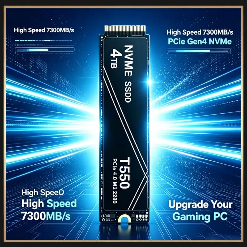 2026 New 1TB 2TB 4TB NVMe PCIe Gen SSD Portable Solid State Drives for Gaming Computer Laptop PS5 OEM Original