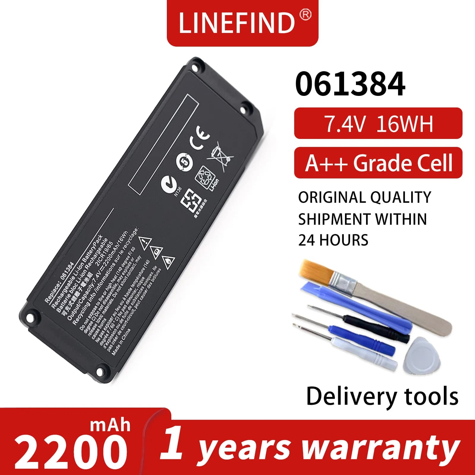061385 061384 LINEFIND 061386 Battery For BOSE SoundLink Mini Bluetooth Speaker One Series 17Wh 2330mAh