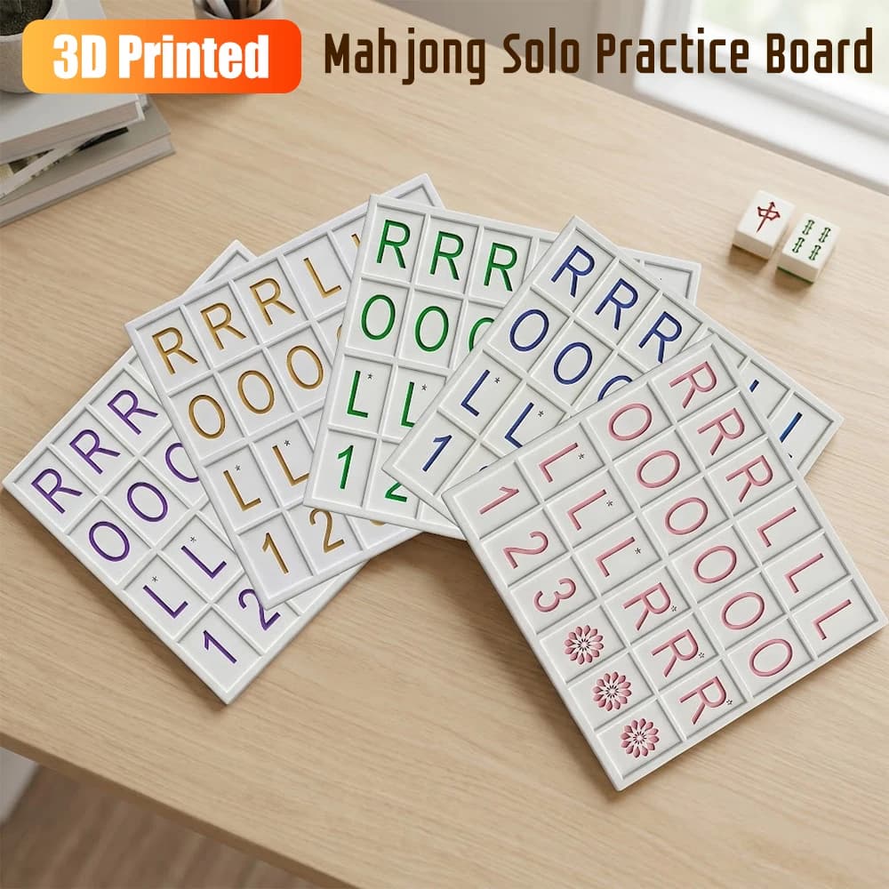Vassoio per la selezione delle tessere Mahjong con simboli, in silicone antiscivolo, porta carte da poker per decorazioni per sala giochi e viaggi in famiglia
