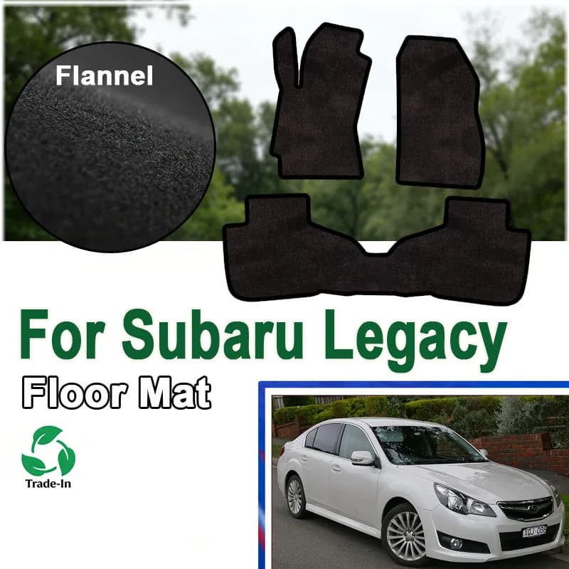 Car plugs in flannel for Subaru Legacy B4 Touring Wagon Liberty 2010~2014 Car plugs for feet Interior accessories