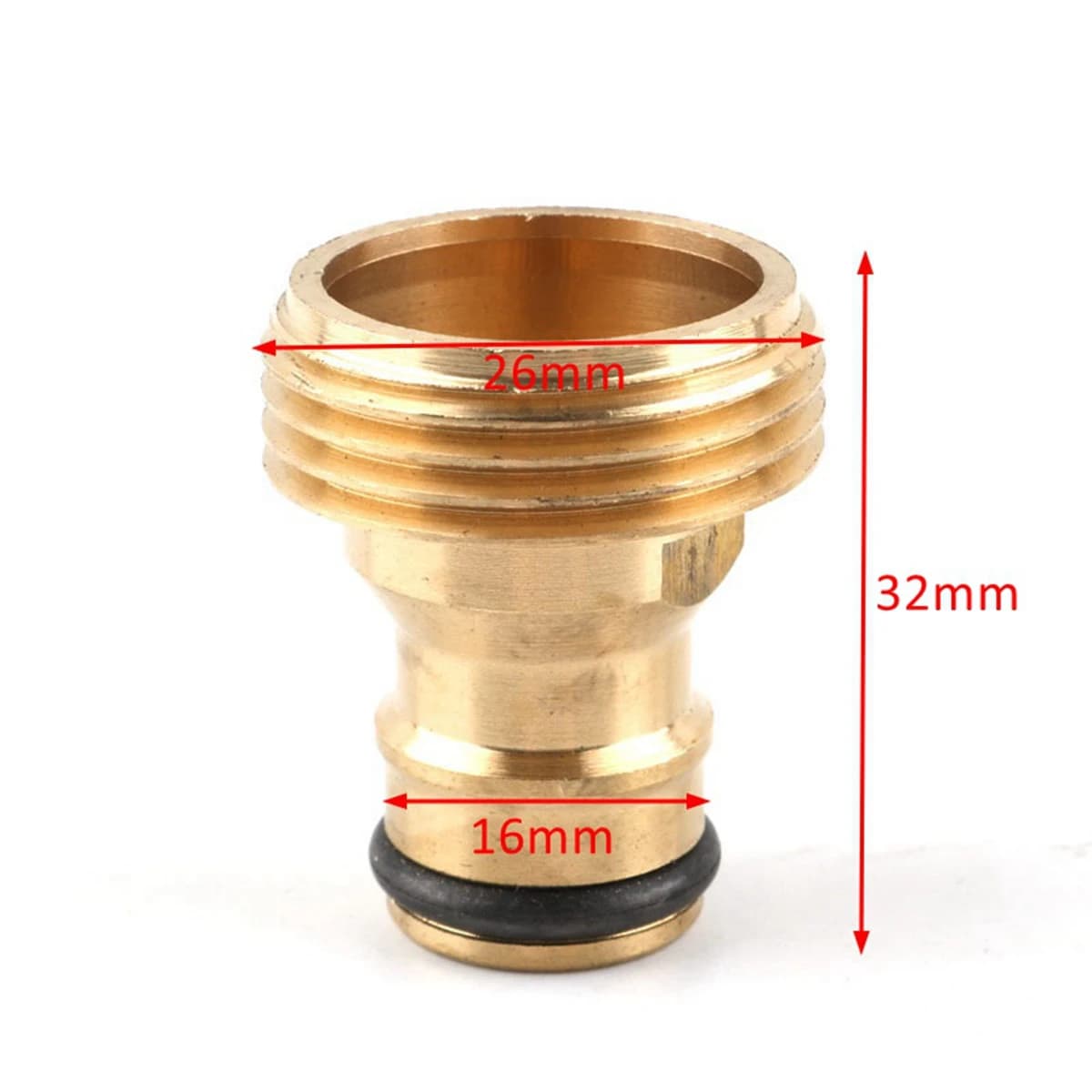Lavaggio auto 1/2 3/4 1 pollici irrigazione da giardino rubinetto in ottone ugello adattatore filettatura connettore rapido raccordo per tubo flessibile giunti dell'acqua