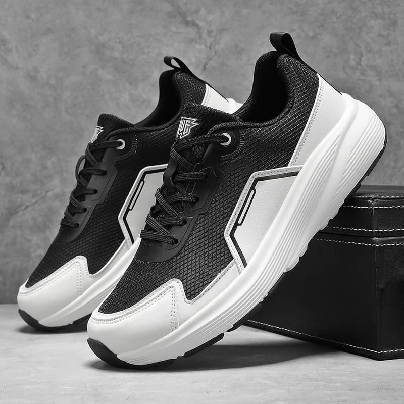 2025 Men's Running Shoes With Summer Pillow Brand Mesh Sneakers Breathable Men's Jogging Shoes Lightweight Anti-slip Men's Sneakers