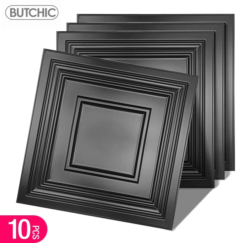 10 pezzi di pannelli murali 3D da 30x30 cm, decorazione da parete per esterni, adesivi murali 3D adatti per camera, bagno, soffitto, hotel, ufficio