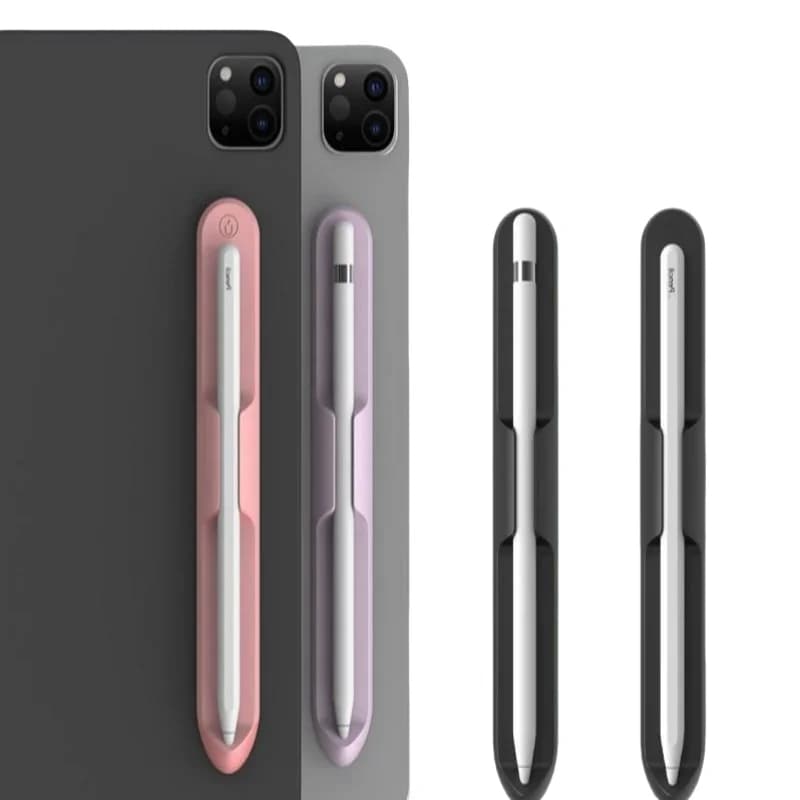 Portapenne per Apple Pencil Pro o 1 o 2 Gen e Samsung Galaxy Tab S6 Lite S7 FE S8 S9 S10 Tablet Stylus Pen Slot in silicone