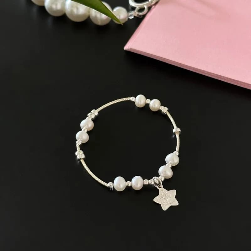 Bracciale a ciambella con testa di pane per donna, versatile, di fascia alta, squisito, fresco, design di nicchia, gioielli per migliore amico, nuovo prodotto