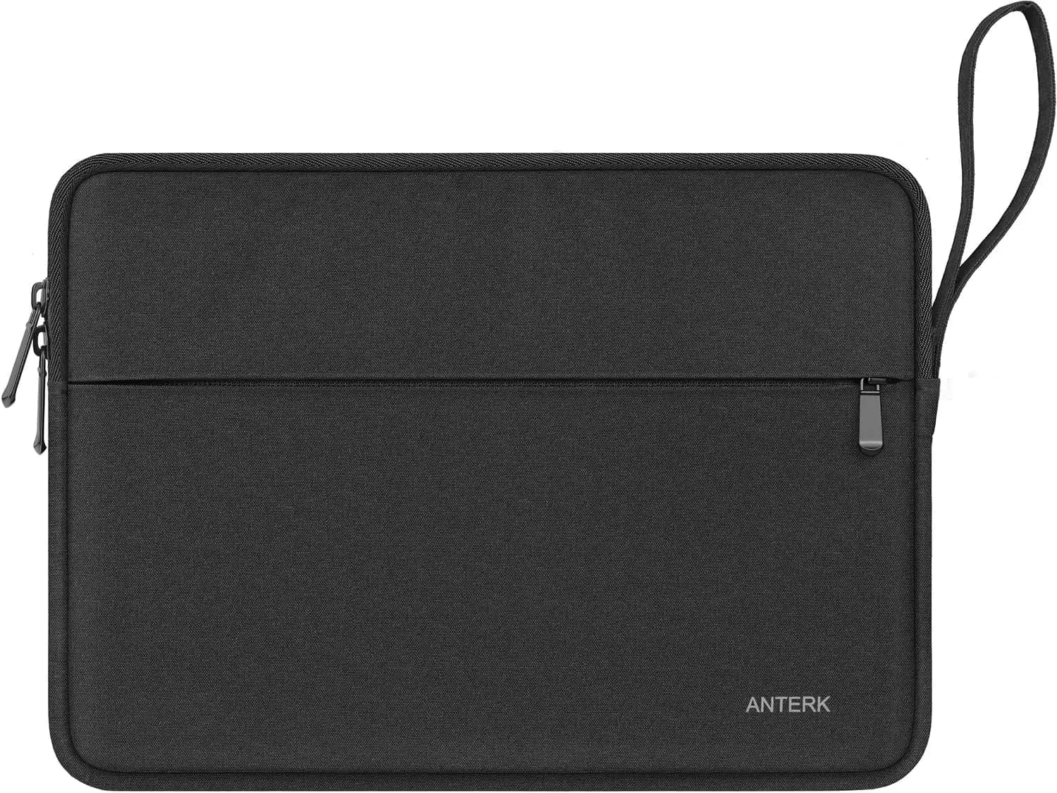 Custodia per Laptop da 14 Pollici con Maniglia, Borsa da Viaggio Impermeabile per Computer Portatile per MacBook HP Dell Asus Lenovo, Nera
