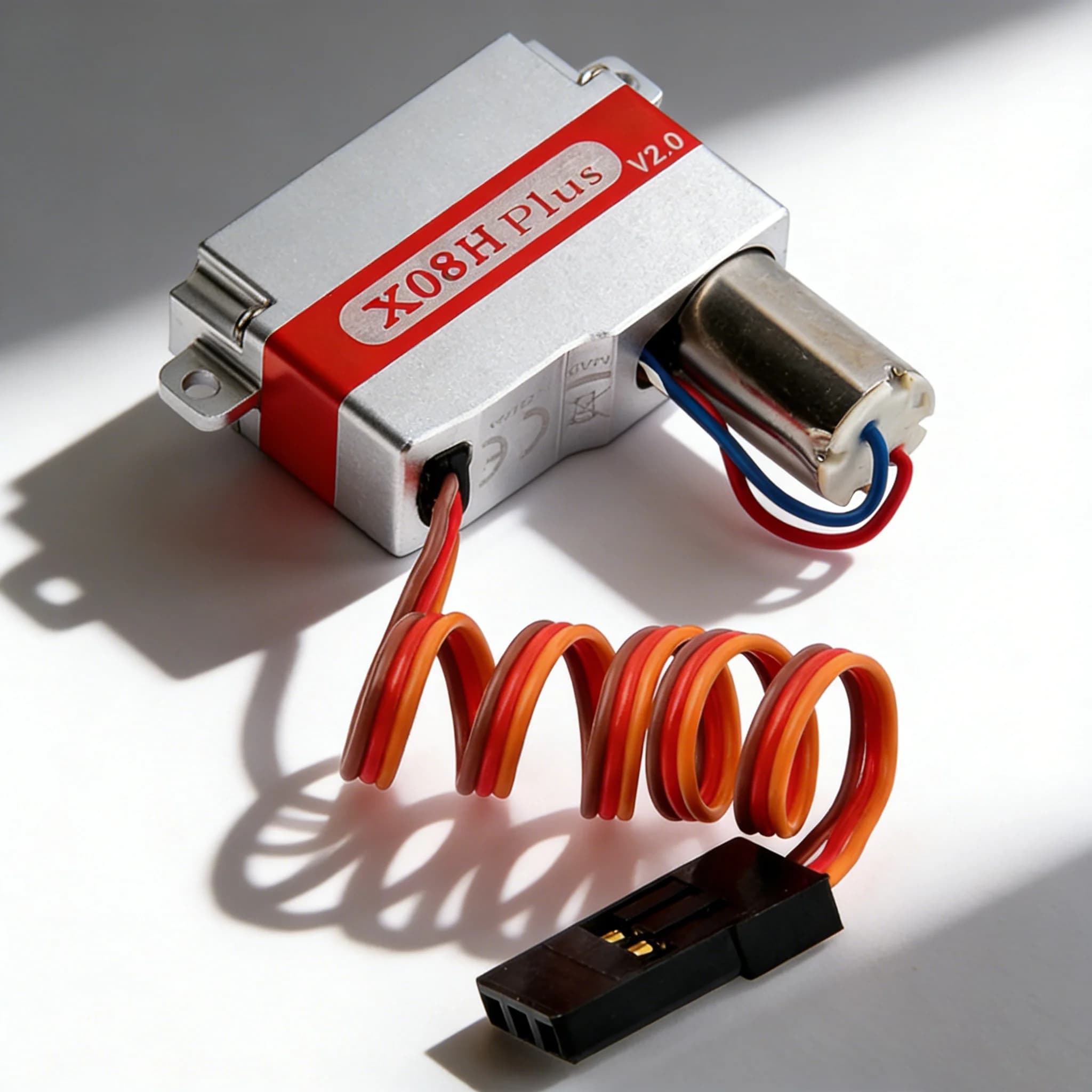KST X08 Series Plus Micro Servo Motore V6.0 8.4V Senza Nucleo con Ingranaggi in Metallo per Modelli RC di Elicotteri e Aerei UAV 2.8kg 0.09sec